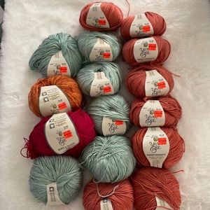 16 Yarn Bee Sweet Divinity Coral Rodeo Ocean Breeze Soft & Sleek DK